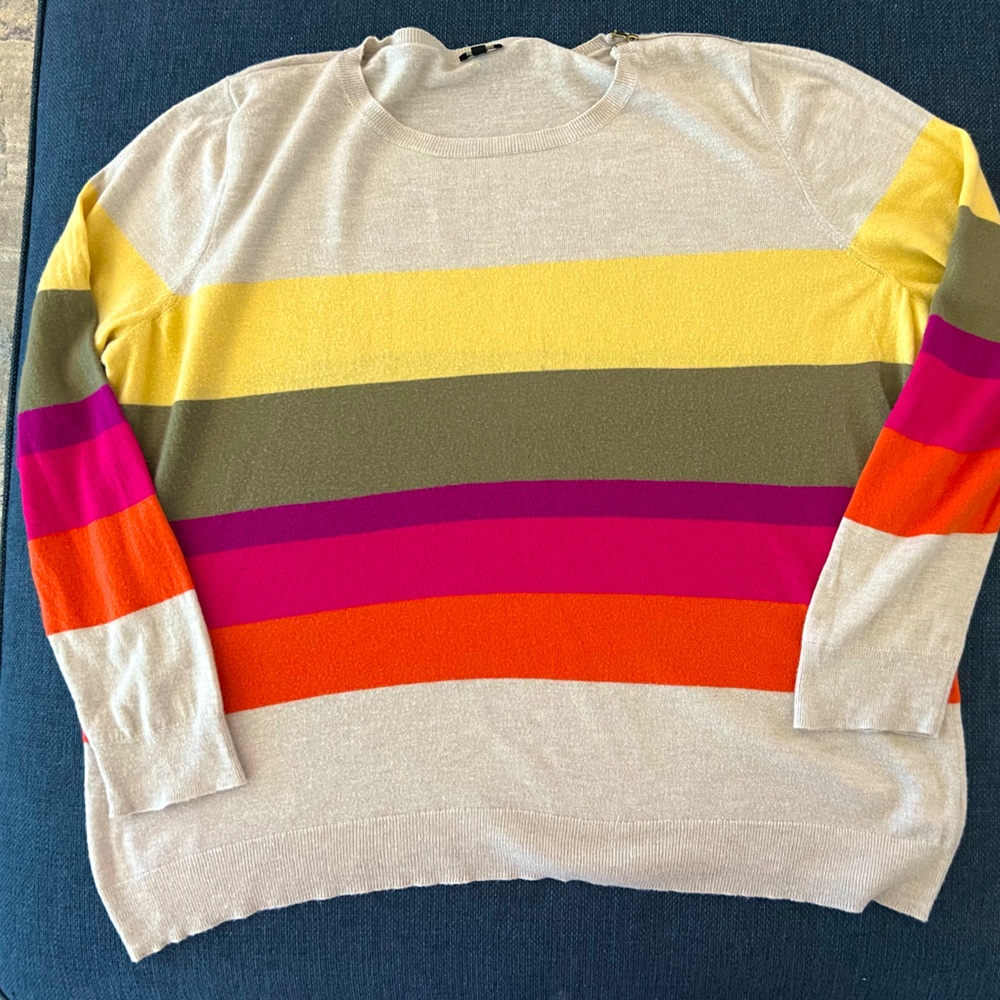 Women’s Talbots striped tunic sweater. 3X